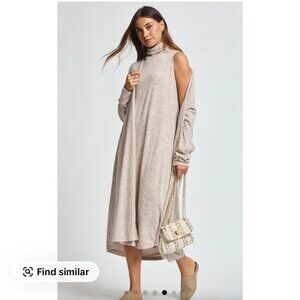 Oatmeal dear scarlett dress XL nwt